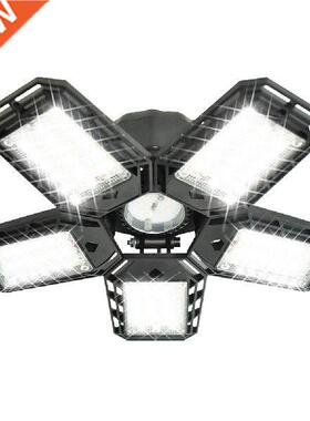 6500K LED Garage Lamp E27 Lamp Head Deformable Folding