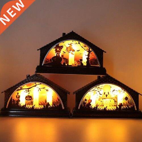 Halloween LED Candle Light Miniature Simulation House