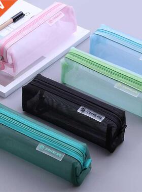 Transparent Stationery Pencil Bag Student Examination Dedica