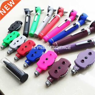 LED Fiber Optic Otoscope Ophthalmoscope Ear Care ENT Diagno