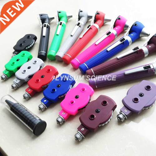LED Fiber Optic Otoscope Ophthalmoscope Ear Care ENT Diagno