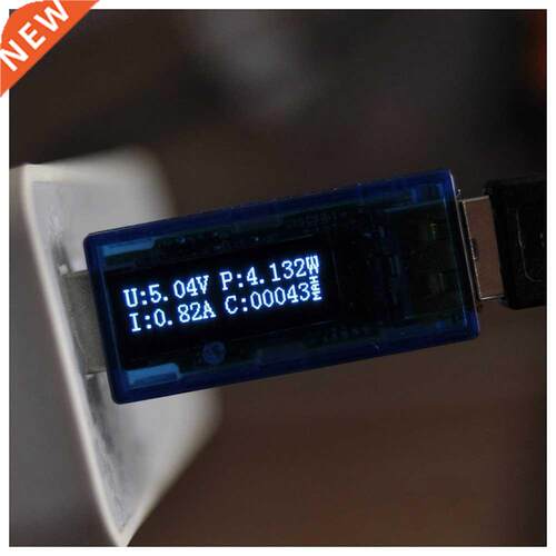 Voltage Tester voor USB 2.0, 4 in 1 Oled-display Multimeter