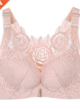 underwear big size Plus size bra underwear women Front butto