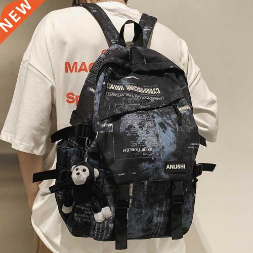 Ladies ndy Men Backpack Laptop Book Boy School Bag Female Ny