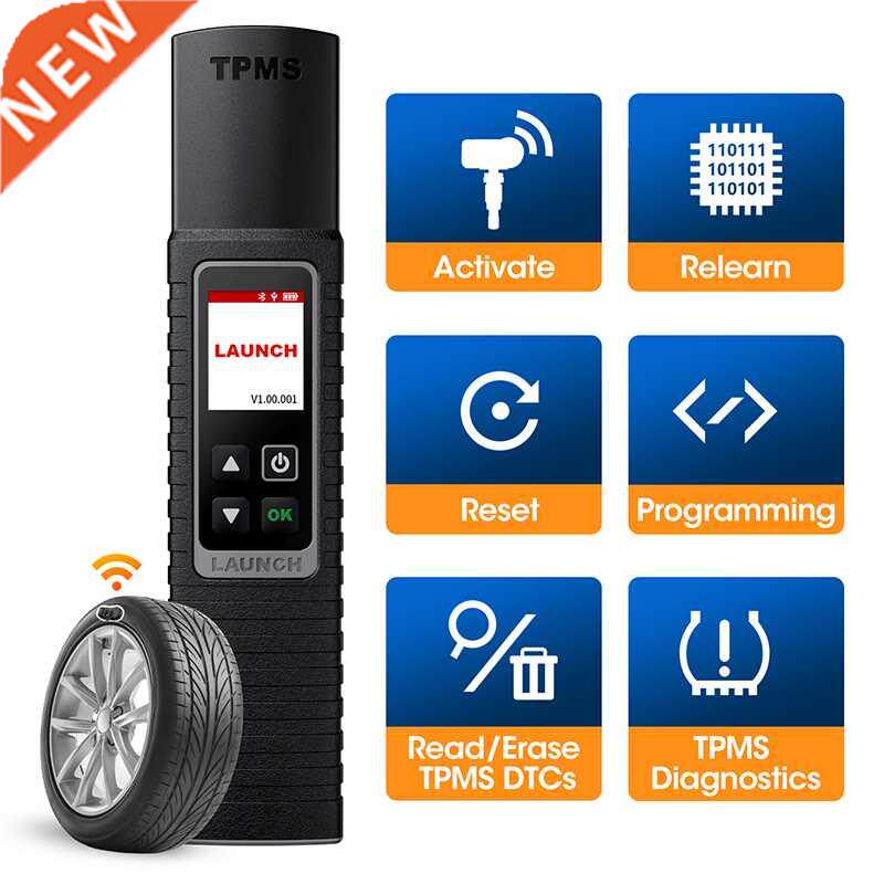 LAUNCH X431 TSGUN TPMS Car Tire Pressure Inspection Tool Sen图片