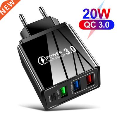 USB C 20W USB Type C Charger Quick Charge 3.0 Mobile Phone C