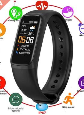 Smart Bracelet Heart Rate Blood Pressure Fitness Tracker