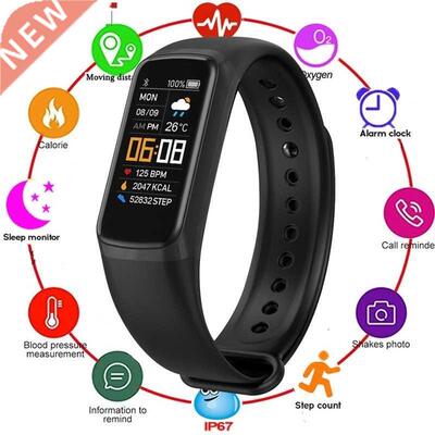Smart Bracelet Heart Rate Blood Pressure Fitness Tracker