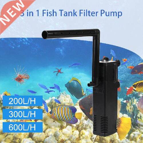 Turtle Tank Filter Submersible Water Filter Pump Low Level