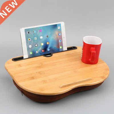 New 1PC Bamboo Computer Stand Laptop Desk Notebook Table For
