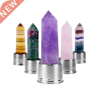 Natural Quartz Gemstone Glass Water Bottle Direct Drinking