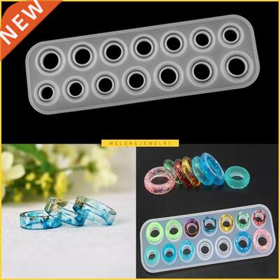 14 Grid Ring Resin Epoxy Resin Molds Various Sizes Silicone