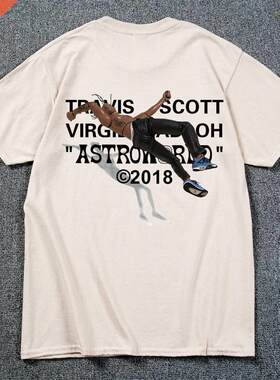 2022 New Fashion Hip Hop T Shirt Men Women Travis Scotts AST
