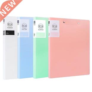 1Pc Larger Capacity A4 Document Holder A4 Size Punchless Bi