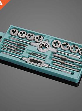 20pc/set Metric Hand Tap And Die Set M3-M12 Screw Thread