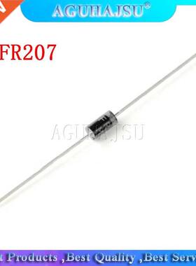 100PCS Rectifier Diode 2A 100 0 v DO-15 FR207