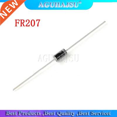 100PCS Rectifier Diode 2A 100 0 v DO-15 FR207