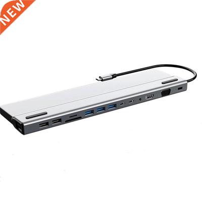 Adapter 14-In-1 Type C Hub USB C To HDMI-compatible VGA RJ45