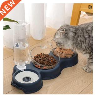 3 in 1 Cat Food Bowl Automatic Feeder Water Dispenser Pet Do