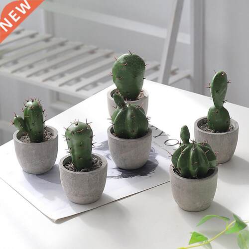 Artificial Display Mold Simulation Cactus Ornament Cement