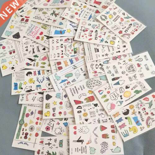 Waterproof Temporary Tattoos for Women Girl Cute Cartoon