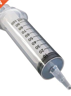 1pc Plastic Syringe Reusable Refilling Feeding Syringe