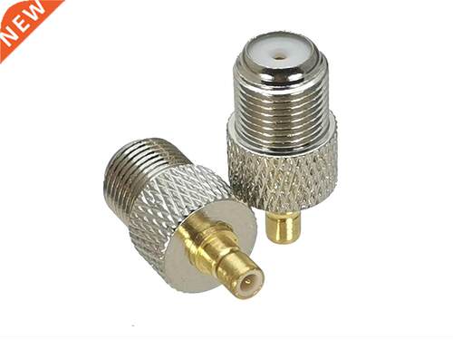 10Pcs SMB Male Plug to F TV Female Jack RF Adapter Connector