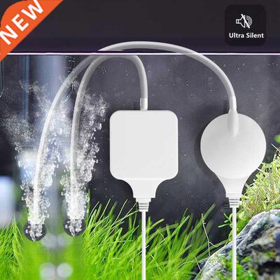 Ultra Quiet Fish Tank Air Pump Aquarium Mini Oxygen Airpump