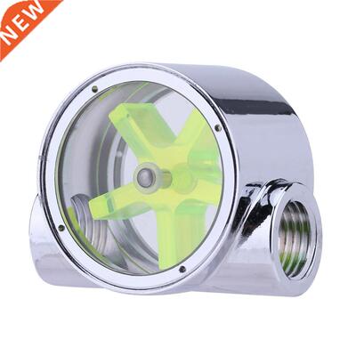 G1/4 5-Leaves Impeller Metal Water Flow Meter Measurement LH