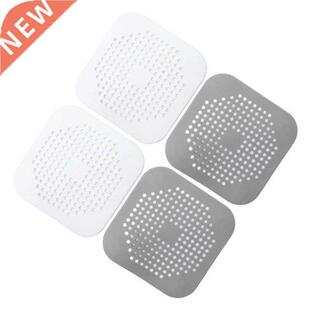 Drain Hair Catcher TPR Durable Square Shower Hair Stopper wi