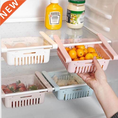 Fridge Organizer Storage Box Refrigerator Drawer Plastic Sto