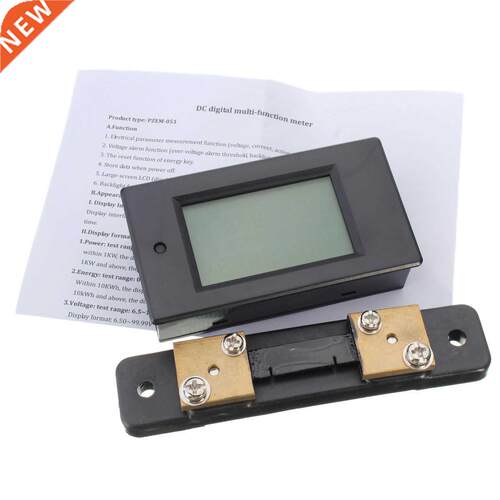 100A DC 6.5V-100V Multifunction Power Meter Energy Monitor
