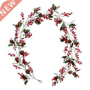 Christmas Artificial Rattan Plant Red Fruit Simulation