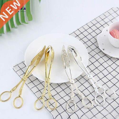 Retro Food Tong Gold-plated Snack Cake Clip Royal Bread