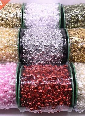 5 Yards -8mm Fishing Line Artificial Pearls Flower Beads Ch