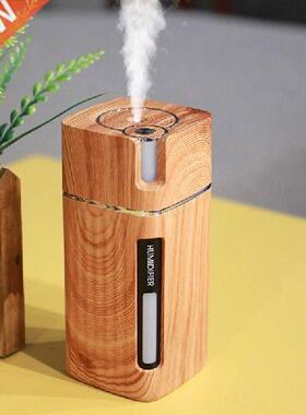 Mini Portable Wood Grain Air Humidifier USB Cool Mist Maker