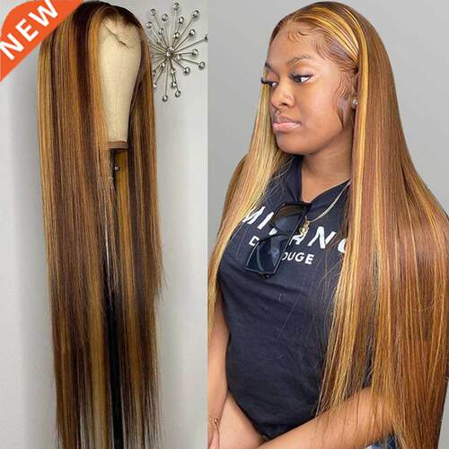 1X4 Highlight Wig Human Hair Hd Lace Frontal Wigs 0 4 Inc