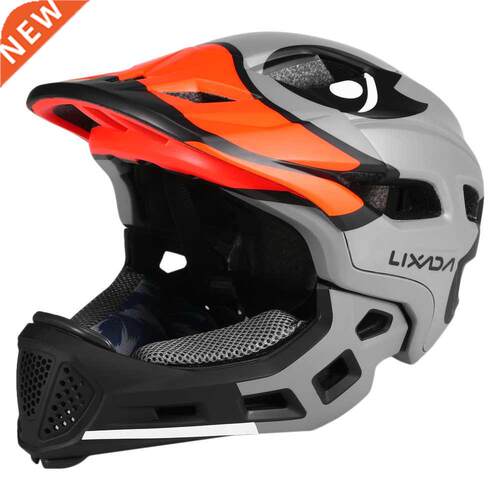 Lixada 14 Vents Full Face Helmet Kids Detachable Helmets Cyc