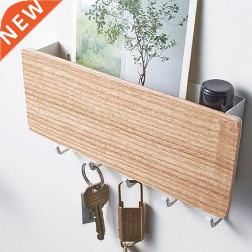Home Rack Storage Rack Key Wooden Hanger Wall Hallway