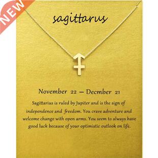Twelve constellations Jewelry Sagittarius Pendant Necklace