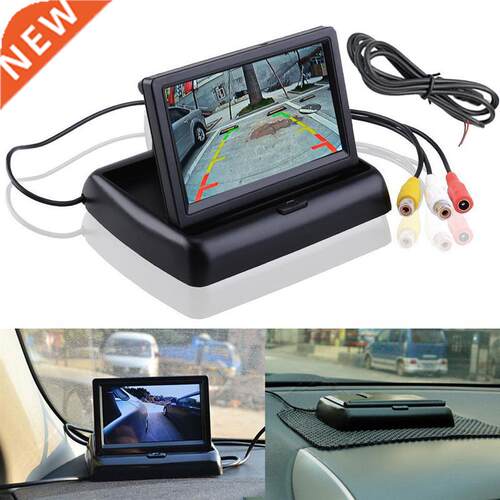 4.3 Inch Digital Foldable Car Monitor TFT LCD Display High