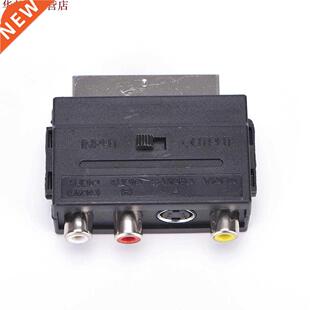 21 broches adaptateur vers 3 RCA femelle pour TV DVD adaptat