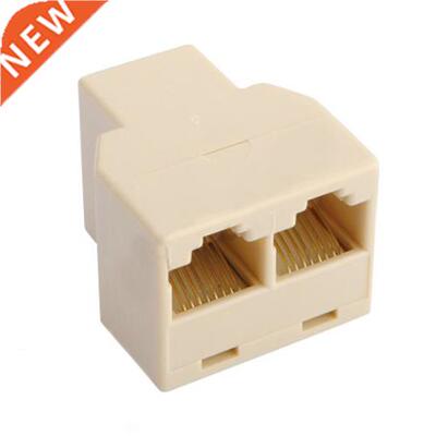 RJ45 CAT5 6 Ethernet LAN Splitter Adapter Connector Splitter