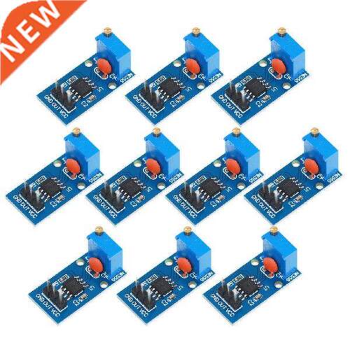 10Pcs 5V-12V NE555 Adjustable Resistance Frequency Pulse