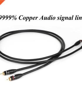 X40111 Pair HI-End 99.9999% OFC Copper RCA Interconnect Cabl