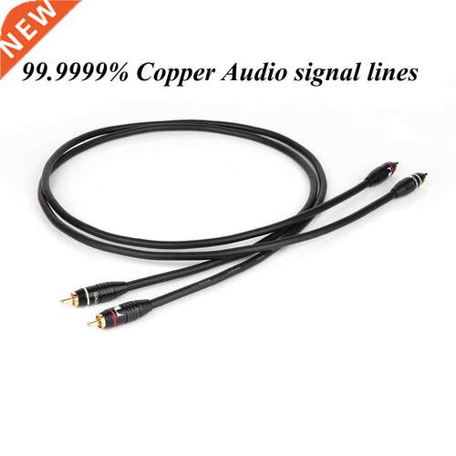X40111 Pair HI-End 99.9999% OFC Copper RCA Interconnect Cabl