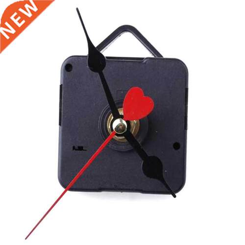 1 Set Silent Wall Clock Quartz Movement Mechanism Black Red