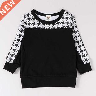 New casual outfit for kids long sleeves autumn winter contra