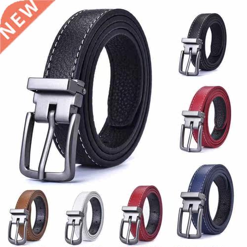 New Style Fashion Children Leather Belts Design Alloy Pin Bu