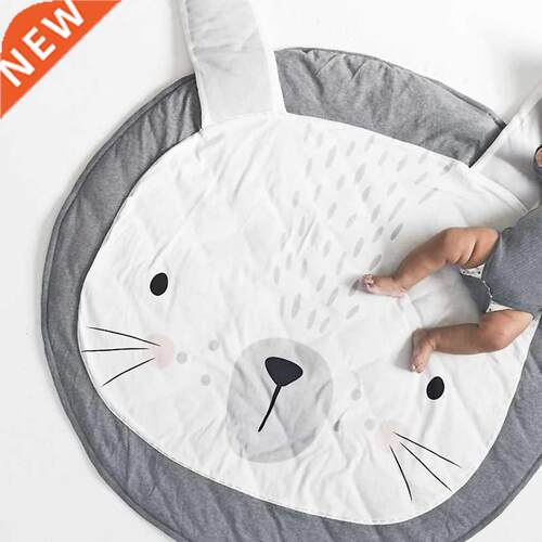 Baby Newborn Crawling Mat Playmat Throw Cotton Soft Round An